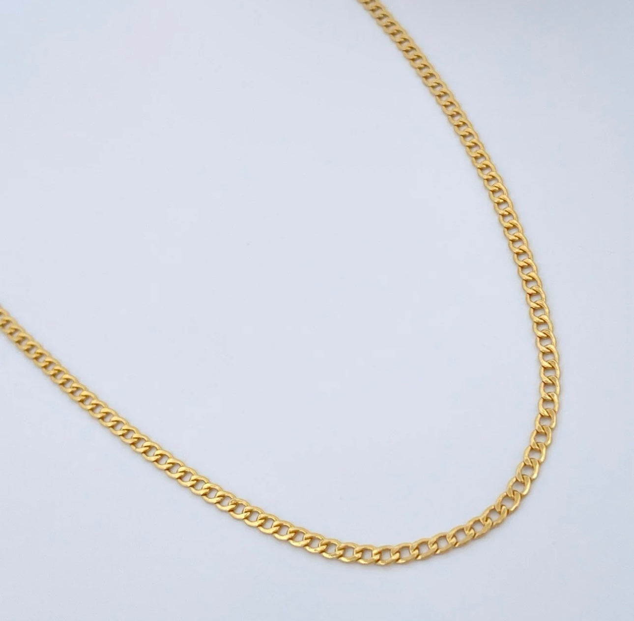 Cuban Chain 60cm 18k gold