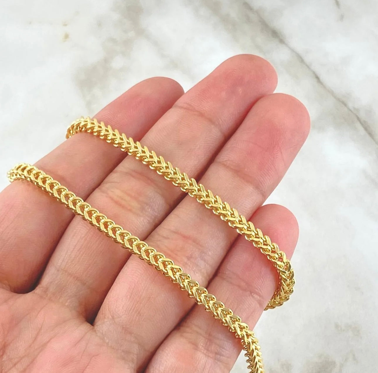 Franco Chain 60cm 18k gold