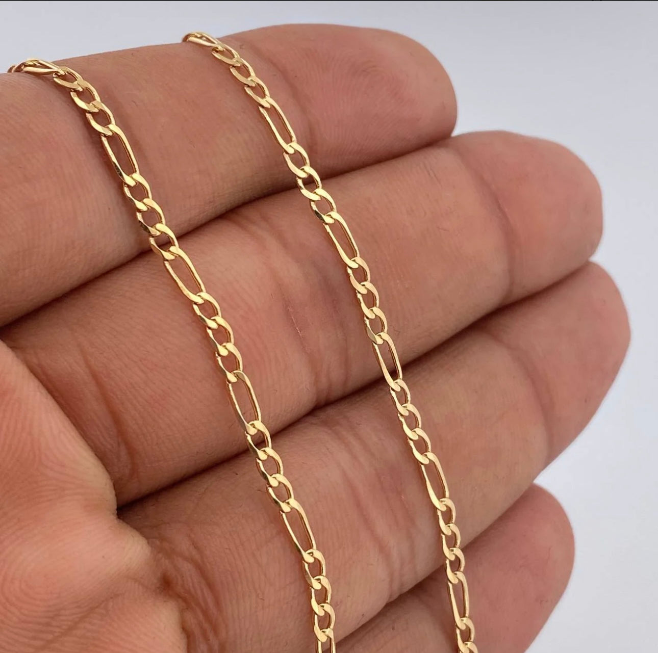Figaro Chain 60cm 18k gold
